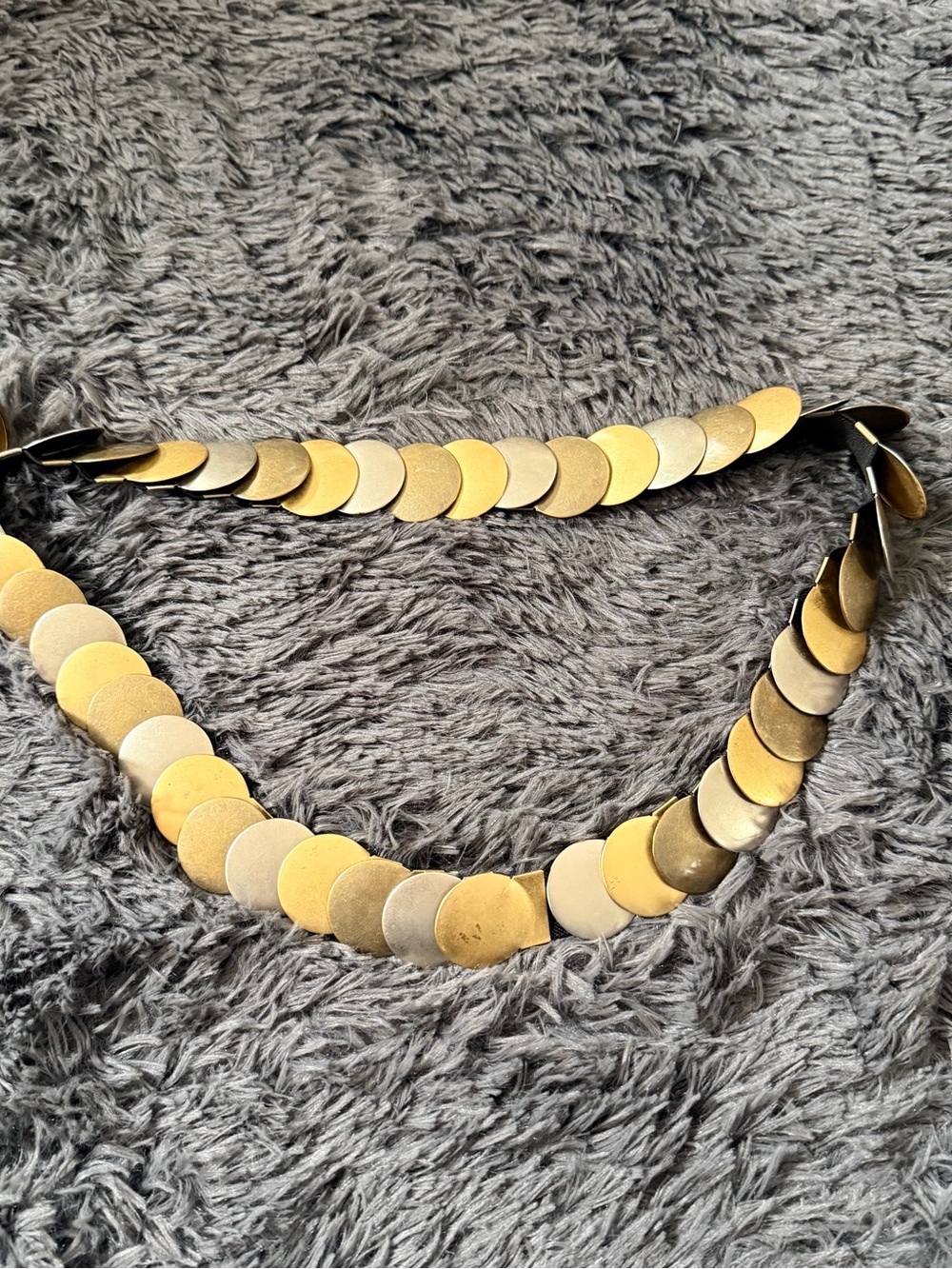 VTG Layered Gold Disc Belt - Women Accessories